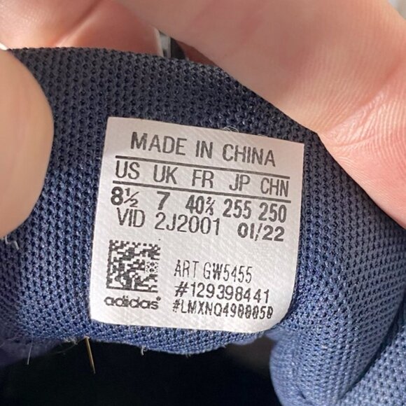 Adidas Hoops 3.0 Mid Classic High Top Lace Up Sneakers Athletic Shoes 8.5 - Picture 7 of 11